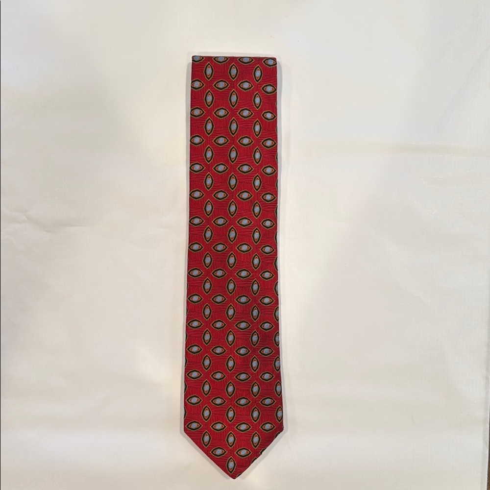 Robert Talbott Best in Class Elegant Red Patterned Men's Tie